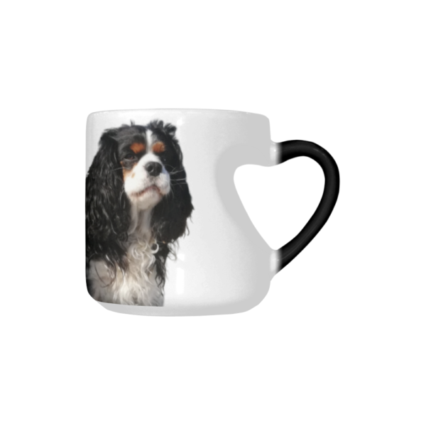 Cavalier King Charles Mug Heart-shaped Morphing Mug - Image 3