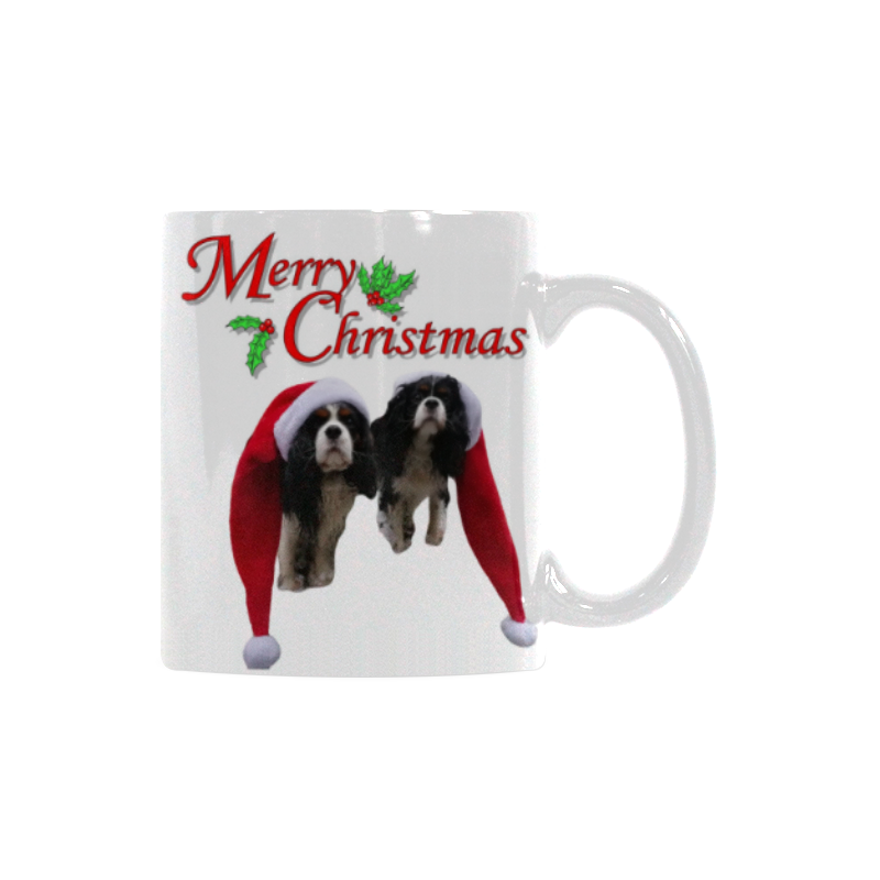Christmas Mug TriColour Cavalier King Charles Classical White Mug (11 OZ) - Image 3