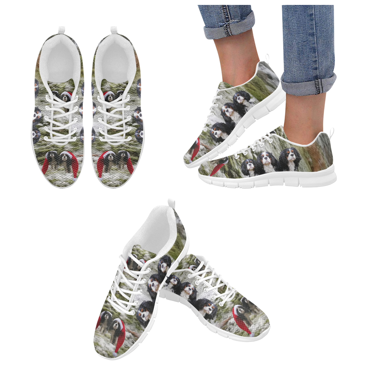 Women's Christmas Shoe Small Breathable Sneakers