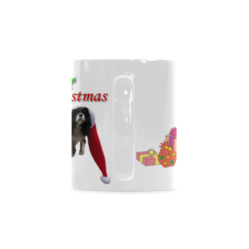 Christmas Mug TriColour Cavalier King Charles Classical White Mug (11 OZ) - Image 6