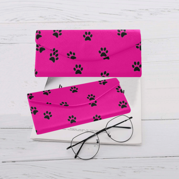 Glasses case pink Foldable Glasses Case - Image 5