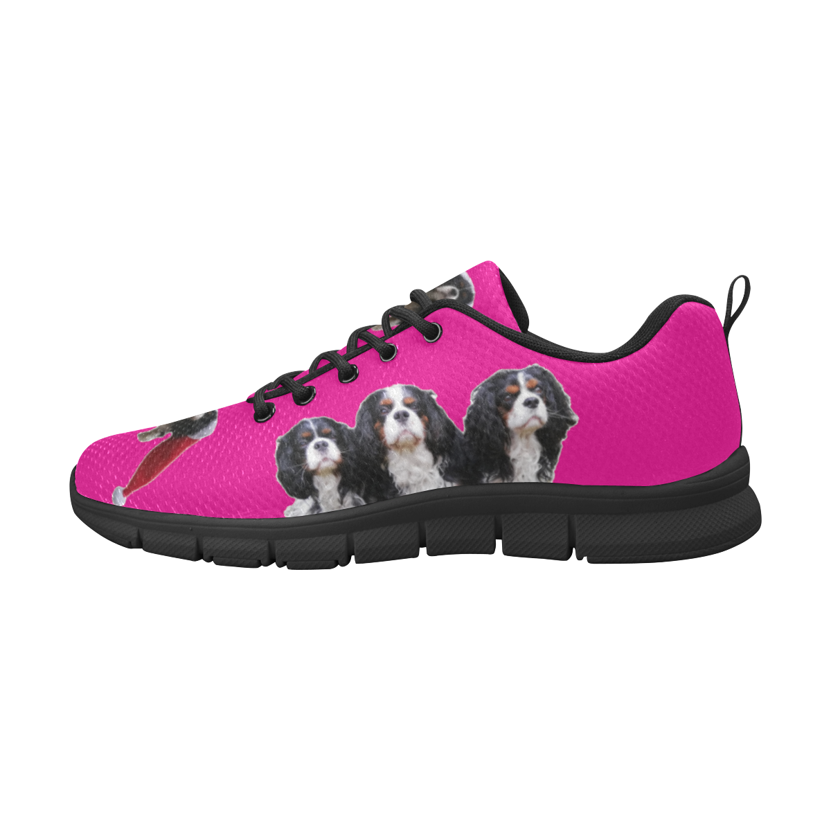 Women's Christmas Shoe Pink Breathable Sneakers (Large Size) - Image 5