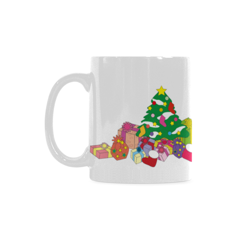 Christmas Mug TriColour Cavalier King Charles Classical White Mug (11 OZ) - Image 4